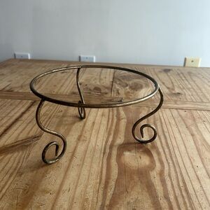 Vintage brass Metal plant Stand